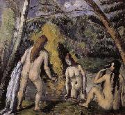 Paul Cezanne Trois baigneuses oil